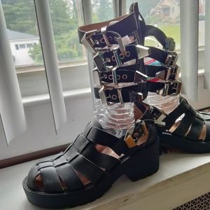 Jeffrey Campbell gladiator shoes